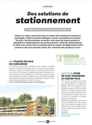 Annecy Mag : Construction du parking silo Boulevard du Fier, Annecy (74)